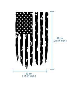 Truck Off-Road Rear Trunk Stripe Decal Sticker, Large Car Body Sticker - Black - View 2
