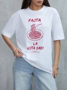 Camiseta Pasta La Vista BABY Estilosa  Várias Cores Básica Lançamento 100% Algodão