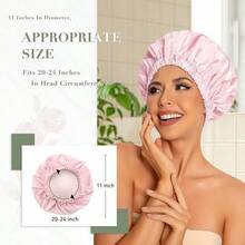 Shower Caps - Pink & Green - View 4
