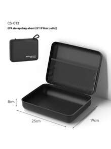 Borsa portaoggetti per aspirapolvere per auto, borsa portaoggetti per compressore d'aria senza fili, custodia rigida in EVA per contenitore di archiviazione digitale portatile, contenitore di archiviazione per set di aspirapolvere portatili, borsa per organizzazione e stoccaggio di aspirapolvere per auto