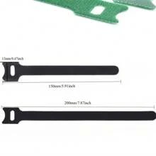 10 Multi-Functional Nylon Buckle Straps With Hooks And Loops, Reusable And Adjustable, Used For Climbing Plants, Supporting And Gardening Applications, Maintenance Tools | Stable Fixation, Organizing Homes And Offices