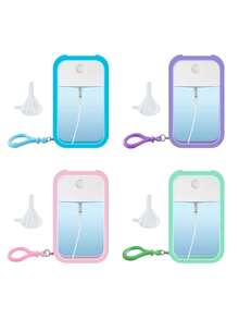 Silicone Case Compatible With Touchland Hand Sanitizer Spray, Protective Case With Keychain For Power Mist And Glow Mist 1 Fl Oz, Hand Sanitizer Spray Accessory Gifts Birthday Graduation