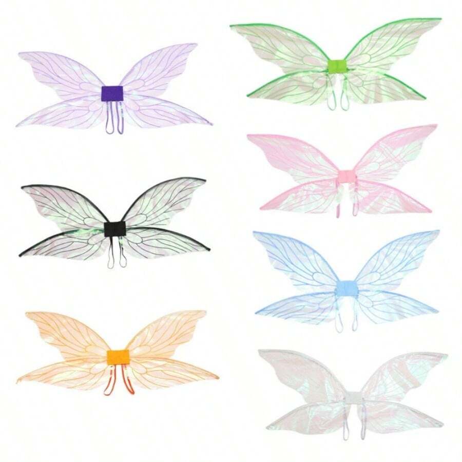 1pc Cicada Wing Fairy Costume Party Show Makeup Prop - Multicolor - View 1
