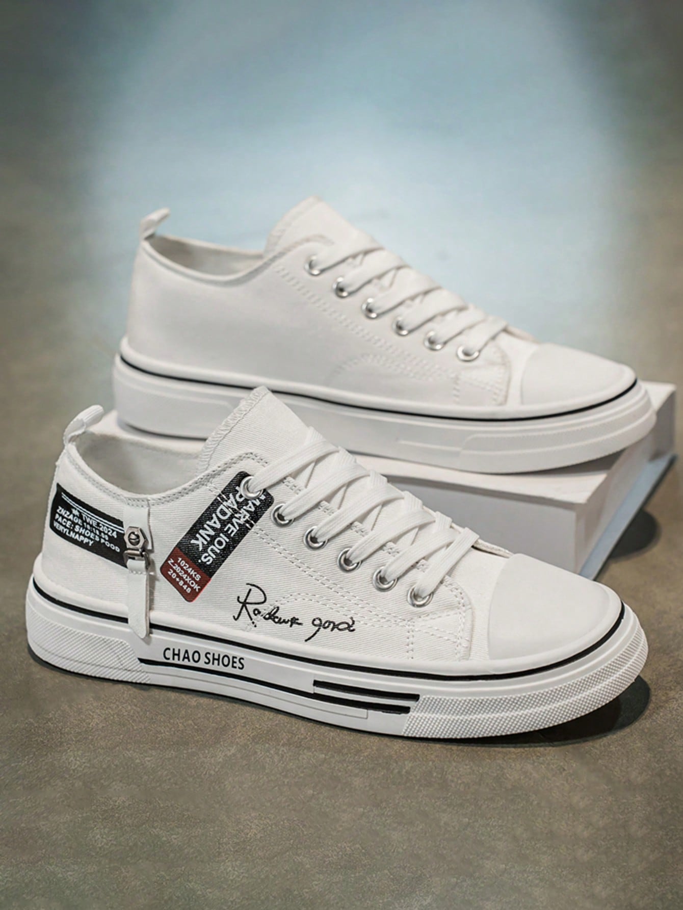 أحذية كانفاس قابلة للتنفس للرجال، أحذية رياضية كاج...