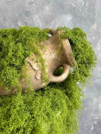 30g/50g Artificial Moss String , Fake Moss, Faux Moss For Plants Indoor, Artificial Moss For Indoor Plants, Green Moss For Plants Indoor Art Landscape, Gardening Decor, Crafts Moss For DIY Decorative Moss Table Centerpieces Decor Fairy Garden Floral Wedding,Freely Shaped Available Christmas For Holiday Gift Giving