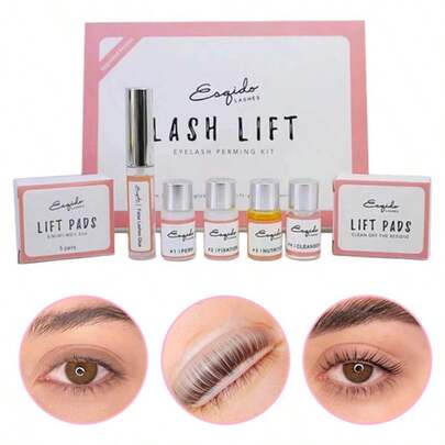 Kit Planchado Laminado de Cejas profesional Lifting Brow Lift, moldeado de cejas duradero, producto estético completo con accesorios, ideal para salones de belleza, fácil de usar en casa, definición perfecta, resultados profesionales, fijación prolongada de cejas naturales