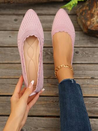 全新优雅纯色休闲度假荷叶边/荷叶边平底一脚蹬鞋，适合室内和室外穿着，四季皆宜