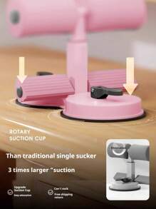 Double Suction Cup Supine Auxiliary Pulling Device For Home Men's And Women's Indoor Fitness Equipment Gym Accessories