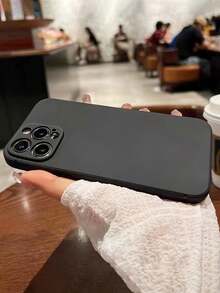 Funda de teléfono a prueba de golpes, de color negro mate sólido, impresa, compatible con iPhone 16/16 Pro Max, 15 XR/7/8, 15 Pro Max, 12 Pro Max, 13 Pro Max, resistente al agua, a las caídas y a los arañazos, regalo de primavera - Multicolor - Ver 4