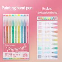 256/202/162/36/9/6 couleurs Set de stylos gel couleur dégradé avec baril transparent 0,6 mm pointe bille marqueur surligneurs. Convient pour le dessin, la mise en évidence, la prise de notes d'étudiants, la réalisation de manuels, l'usage de bureau, rentrée scolaire