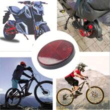 4pcs/Set Round Reflective Warning Covers, For Cars, Trucks, Motorcycles, Bicycles, Night Reflectors