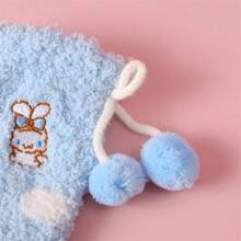 Sanrio Cartoon Schlaf Socken Cinnamoroll süße Plüsch Socken, gepolstert warm Socken für Zuhause, flauschige Boden Schlaf Strümpfe, Weihnachtsgeschenke