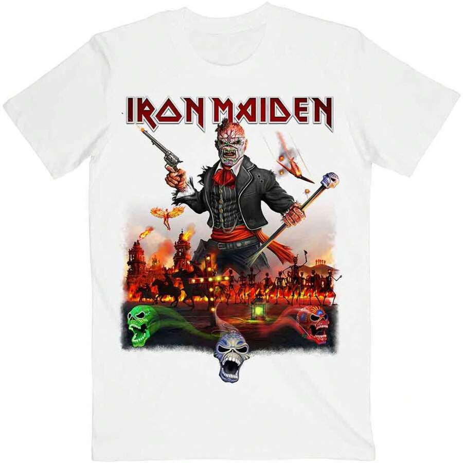 Iron Maiden Legacy Of The Beast Live In Mexico City T Shirt - Black - View 1