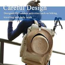 Metal Hat Clip On Bag Travel Accessories - Hat Holder For Handbag Backpack Luggage, Hat Keeper Clip For Travel Outdoor Camping Hiking - For Men & Women - Metal Construction - Perfect Gift For Travelers & Outdoor Enthusiasts - Multicolor - View 9