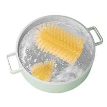 Bebamour Stand Baby Bottle Brushes For Cleaning 3 In 1 Soft Baby Bottle Brush, Teat Brush, Straw Cleaner For Stand Bottle Brushes Cleaner Set (Green) - Yellow - View 8