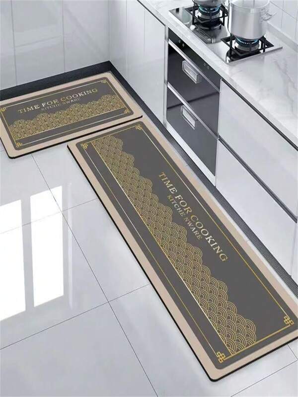 Diatomite Kitchen Mat, Absorbent, Anti-Slip, Oil-Proof, Wipeable, No-Wash, Suitable For Carpets, Rugs, Bathrooms, Washrooms