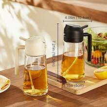 1pc Multi-Function Glass Spray Oil Bottle, Dual-Use Sprayer And Pouring, Large Capacity, Wholesale - Multicolor - View 10