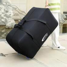 1pc Extra Large Rolling Luggage Bag, Big Size Portable Travel Bag, Foldable Travel Bag, Multi-Function Suitcase - Elongated Handle Design, Upgraded Smooth Crystal Wheels - Suitable For Long And Short Trips, Outings, Moving, College