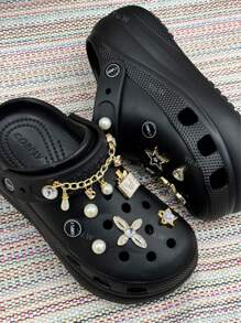 Chinelo de salto alto 100%EVA com pingente-Original Classic, Macio e Confortável