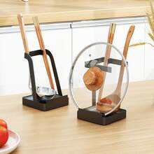 1pc Multifunctional Kitchen Chopsticks & Spoon Holder Rack, Freestanding Countertop Utensil Organizer - Multicolor - View 1