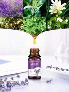 2pcs Aromatherapy Essential Oil Set: 1 Rose, 1 Lavender, 1 Vanilla, 1 Sandalwood, 1 Cherry Blossom, 1 Jasmine Essential Oils, Diffuser, Candle, Oil Burner, Stones, Suitable For Halloween, Horror, Autumn, Holidays, Christmas, Winter, Festivals - New 1 - View 3