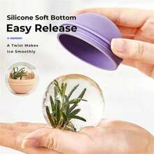 4 Pieces Of Spherical Ice Molds (Multicolored Random), Whiskey Ice Molds, Candy-Colored Ice Ball Making Molds, Round Silicone Ice Cube Molds, 2.5-Inch Ball Ice Molds, Suitable For Whiskey, Coffee, Cocktails, Are Wonderful Gifts For Mother's Day, Easter, And Other Holidays.