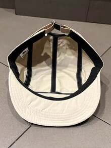 1pc Casual Vintage Cute Streetwear Polyester Embroidered Sun-Resistant Ventilated Adjustable Baseball Cap, Unisex - Baseball Cap - View 5