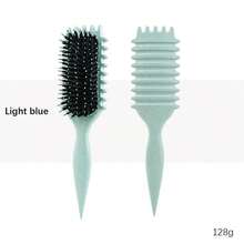 发刷，2025 最新款野猪鬃毛发刷造型刷，卷发定型刷，女士卷发造型刷，发刷，梳子，美发工具，理发沙龙美发产品及配件，美容旅行必备品，返校，旅行度假必备品，女士发饰 - 彩色 - 查看 6