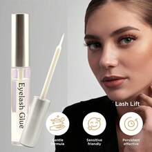 1 lọ keo uốn mi chuyên nghiệp, 6ml - Keo uốn mi mạnh mẽ, nâng mi, tạo hiệu ứng cong dày, công thức dịu nhẹ, không mùi, lâu trôi, cần thiết cho bộ dụng cụ uốn mi tại nhà. - trắng - Xem 10