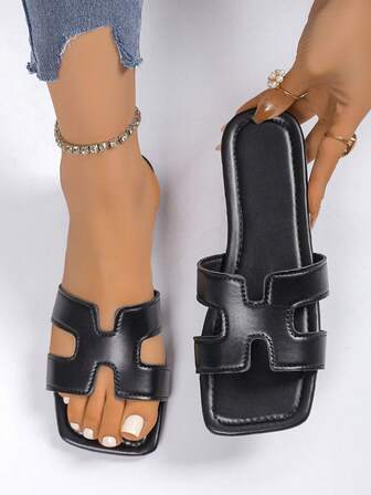 新款夏季平底凉鞋简约百搭舒适时尚韩版沙滩旅行人字拖