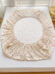 3PCS Skin-Friendly, Wear-Resistant, Fixed, Non-Slip, 360-Degree Wrapped Mattress Cover Printed Bed Skirt Newitory Student Bunk Bed Mattress Protector, No Fluorescent Agent, Can Be Slept Naked Skin-Friendly Sweat Absorption Moisture-Proof Soft Hand