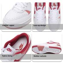 Nike Tenis para mujer GAMMA FORCE Blancos Zapatos casuales Livianos Transpirables Tenis deportivos FQ8877-100