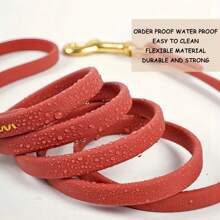 Durable Waterproof Dog Leash, Odor-Resistant, Easy To Clean, Suitable For Small, Medium And Large Dogs Or Puppies