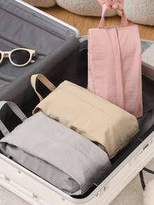 3pcs Travel Organizer Set - Travel Packing Cubes, Clothes Protection Bags For Underwear & Clothing Graduation - Multicolor - View 2