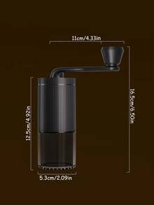 Coffee Bean Grinder, Adjustable Coarseness, Washable, Manual Ground Coffee Powder