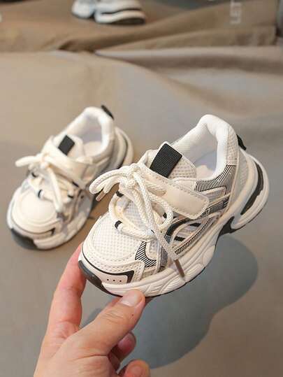 1 Pair Of Fashionable And Casual Baby Sports Shoes, Suitable For Both Boy And Girl To Wear Outdoor Running Shoes, The New Four Season Baby Sneakers, And The 2025 New Comfortable, Breathable, And Non Slip Shoes