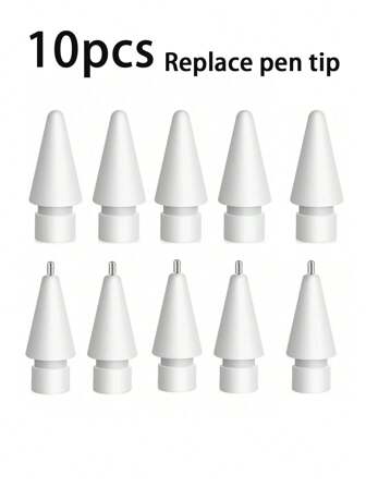 1 件/2 件/3 件/4 件/6 件/8 件/10 件替换触控笔笔尖兼容 Apple Pencil 第 1 代第 2 代适用于 iPad 书写电容笔笔尖