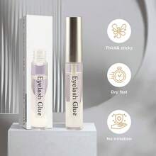 1 lọ keo uốn mi chuyên nghiệp, 6ml - Keo uốn mi mạnh mẽ, nâng mi, tạo hiệu ứng cong dày, công thức dịu nhẹ, không mùi, lâu trôi, cần thiết cho bộ dụng cụ uốn mi tại nhà. - trắng - Xem 7