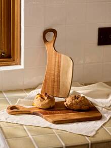 Cirelle 1 pièce, Planche à découper en bois d'acacia avec poignée, planches de service rustiques pour fromage et charcuterie, blocs de boucher de cuisine, planches à fruits lavables, usage en cuisine, produits essentiels de cuisine Rama, cadeau pour la fête des mères, jour de Thanksgiving, repas en famille, utilisation pour fête, cadeau de pendaison de crémaillère