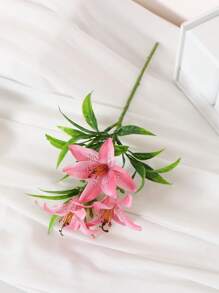 2PCS 12 Inch (H) Simulation Orchid Branch Home Living Room Bedroom Wedding Birthday Mother's Day Party Decoration