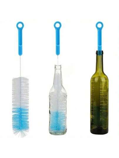 1 Piece Long Handle Cup Cleaning Brush, Kitchen Glass Bottle Cleaning Brush, Washing Milk Bottles And Tea Cups, Manual Cleaning Tool Without Electricity
