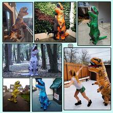 Inflatable T-Rex Costume Adult, Inflatable Costume For Adult, Dinosaur Inflatable Costume Women/Men For Funny Party, Blow Up Costumes, Dinosaur Dress, Dinosaur For Festive Personalized Dress Up Halloween - Tyrannosaurus - View 5