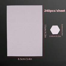 250 张 3D 泡沫双面粘性泡沫胶带，0.25 英寸厚六角形粘合贴纸，适用于 DIY 工艺品、艺术品或办公用品 - 多款 - 查看 10