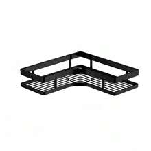 2pcs Corner Wall Shelves - Stainless Steel Material, Easy Installation Without Drilling, Excellent Load Capacity, Suitable For Hotel Bathroom, Home Bedroom, Kitchen And Pantry Storage, Household Essential Item