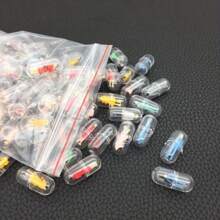 26pcs/46pcs/ 66pcs Random Transparent Capsule 3D Unique Cute And Interesting Character Statue Set Mini Character Statue Miniature Scene Character Model Perfect Prop For Micro Landscape, Unique Thanksgiving Christmas Gift