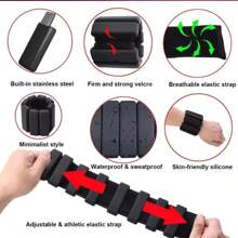 MEIYIXING MEIYIXING 1 par de brazaletes y tobilleras deportivos de moda y con resistencia, 2 libras por par (925 gramos, gimnasio)