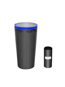 1 Set Cup Shaped Car Trash Can, Wall Mounted Garbage Container With Lid & Trash Bag, Cute & Practical Automotive Trash Can & Garbage Bags, Car Interior Decoration, Auto Organizer