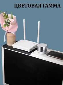 1 Pezzo Di Calda Supporto Di Stoccaggio Per Computer E Schermo TV, Supporto Per Router senza fili E Decoder, Senza Fori, Utensile Divino