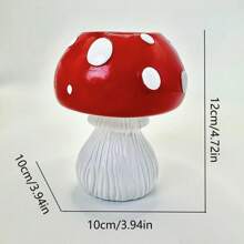 1pc Collectible Figurine Mushroom-Shaped Flower Pot, Bright And Lively, With Exquisite Texture On The White Column At The Bottom. It Can Be Used To Plant Flowers Such As Tulips. Whether Placed On A Windowsill, Desktop, Or Used As An Indoor Decoration, Or As A Toothbrush Holder Or Pen Holder, It Can Add A Fairytale-Like Natural Charm To The Space And Is A Preferred Item For Home Decoration And Gardening Enthusiasts.