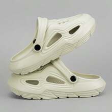 Unisex Hollow EVA Casual Couple Sandals, Beach Shoes - Rice Green - View 5